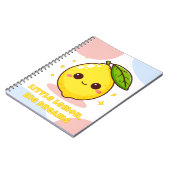 Little Lemon Big Dreams Kawaii Lemon Notitieboek (Linkerzijde)
