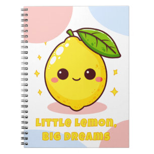 Little Lemon Big Dreams Kawaii Lemon Notitieboek