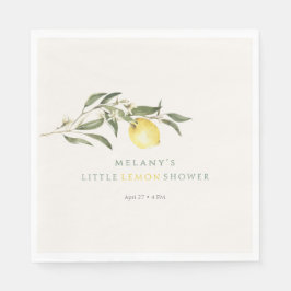 Little Lemon Citrus Baby Shower Servet