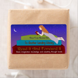 Little Lending Library Bookplaat Etiket