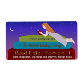 Little Lending Library Bookplaat Etiket