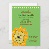 Little Leo Lion Baby shower Invitation 5 x 7 Kaart (Voorkant / Achterkant)