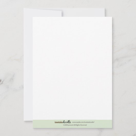 Little Leo Lion Baby shower Invitation 5 x 7 Kaart (Achterkant)