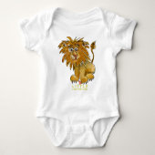 Little Leo the Lion voor baby's Romper (Voorkant)
