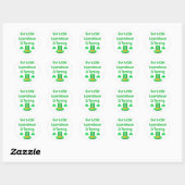 Little Leprechaun 1st Birthday Ronde Sticker (Vel)