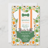 Little Leprechaun Baby shower Kaart (Voorkant)