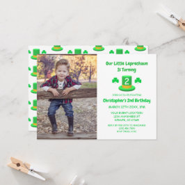 Little Leprechaun Birthday Kaart