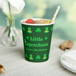 Little Leprechaun Birthday Paper Cups Papieren Bekers