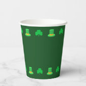 Little Leprechaun Birthday Paper Cups Papieren Bekers (Achterkant)