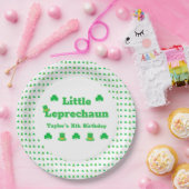 Little Leprechaun Birthday Papieren Bordje (Feest)