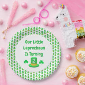 Little Leprechaun Birthday Papieren Bordje (Feest)