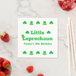 Little Leprechaun Birthday Servet