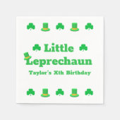 Little Leprechaun Birthday Servet (Voorkant)