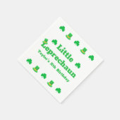 Little Leprechaun Birthday Servet (Hoek)