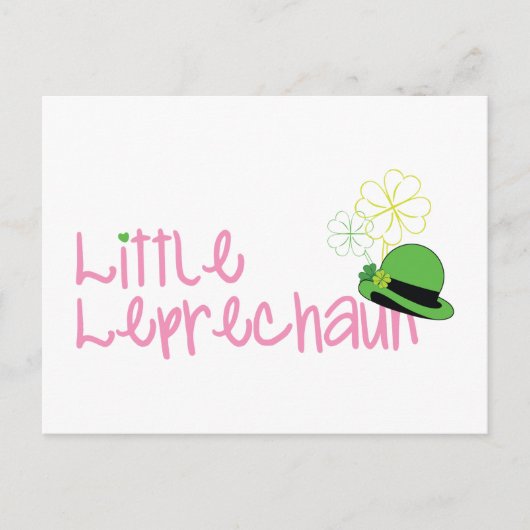 Little Leprechaun Briefkaart (Voorkant)