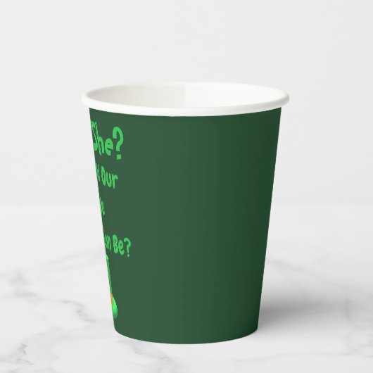 Little Leprechaun Gender onthulling Papieren Bekers (Links)