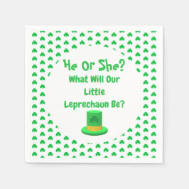 Little Leprechaun Gender onthulling Servet