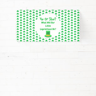 Little Leprechaun Gender onthulling Spandoek