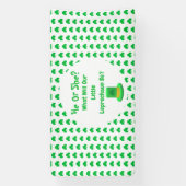 Little Leprechaun Gender onthulling Spandoek (Verticaal)