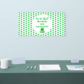 Little Leprechaun Gender onthulling Spandoek (Beurs)