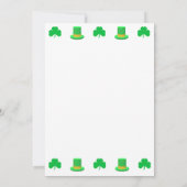 Little Leprechaun Kids Birthday Kaart (Achterkant)