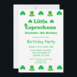 Little Leprechaun Kids Birthday Kaart<br><div class="desc">De kleine leprechaun St Patrick's dag verjaardag.</div>