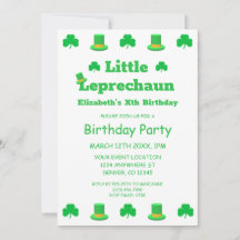 Little Leprechaun Kids Birthday