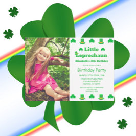 Little Leprechaun Kids Birthday Kaart