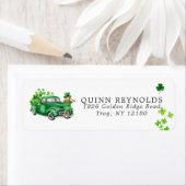 Little Leprechaun Truck | Retouradreslabel Etiket (Insitu)