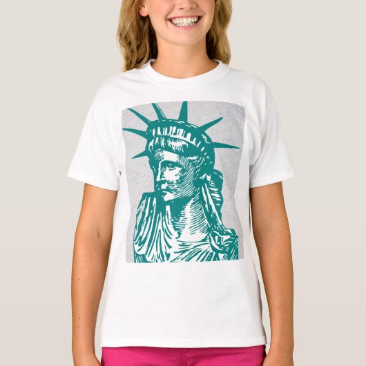 "Little Liberty Charm" T-shirt (Voorkant)