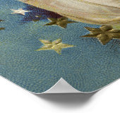 Little Liberty Girl zingt mijn land. Poster (Hoek)