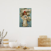 Little Liberty Girl zingt mijn land. Poster (Keuken)