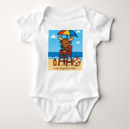 Little Lifeguard on Duty - Kinder 'Beach Safety T- Romper