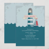 Little Lighthouse uitnodiging (Voorkant / Achterkant)