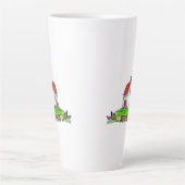 Little Lighthouse Watercolor Latte Mok (Voorkant)