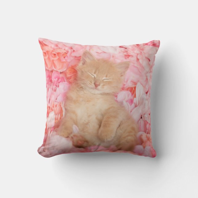 Little Linus Pink Floral Kussen (Voorkant)