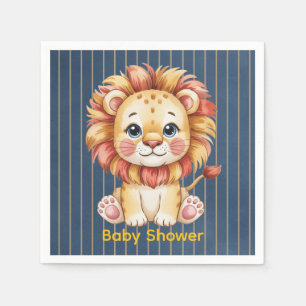 Little Lion Boy Baby shower Servet