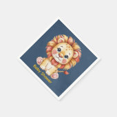 Little Lion Boy Baby shower Servet (Hoek)