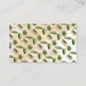 Little Lion Cub Tropical Baby shower Luier Raffle Informatiekaartje (Achterkant)