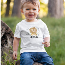Little Lion Gepersonaliseerd Baby T-shirt 0-24 maa