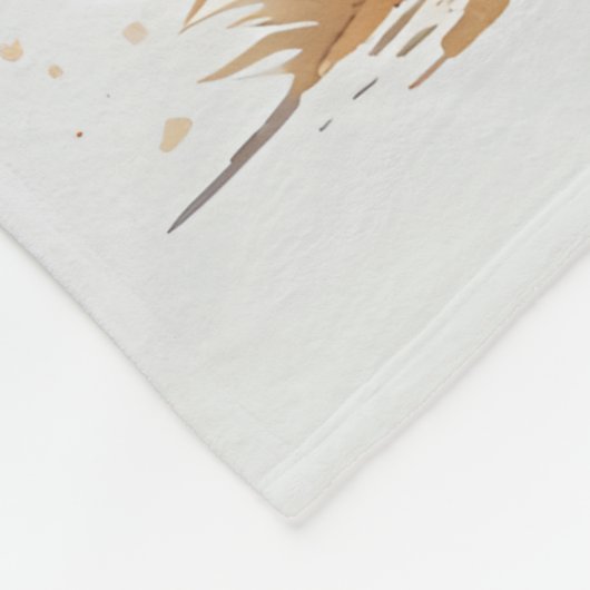 Little Lion gepersonaliseerd Fleece Deken (Hoek)