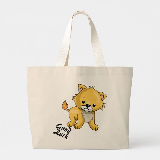 Little Lion Grote Tote Bag (Achterkant)