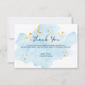 Little Lion is een Boy Waterverf Dank je kaart (Voorkant)