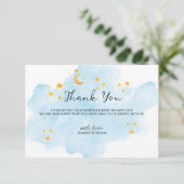 Little Lion is een Boy Waterverf Dank je kaart (Staand voorkant)