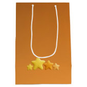 Little Lion & Star - Baby Shower Gift Bag Medium Cadeauzakje (Achterkant)
