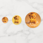 Little Lion & Star - Baby Shower Table Confetti (Voorkanten)