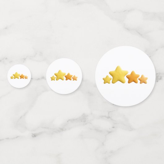 Little Lion & Star - Baby Shower Table Confetti (Achterkanten)