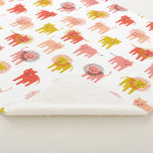 Little Lions Sherpa Baby Deken in Warme Woestijn (3/4)