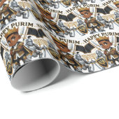 Little Lites Black Purim inpakpapier (Rol Hoek)