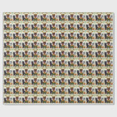 Little Lites Green Purim Wrapping Paper Cadeaupapier (Vlak)